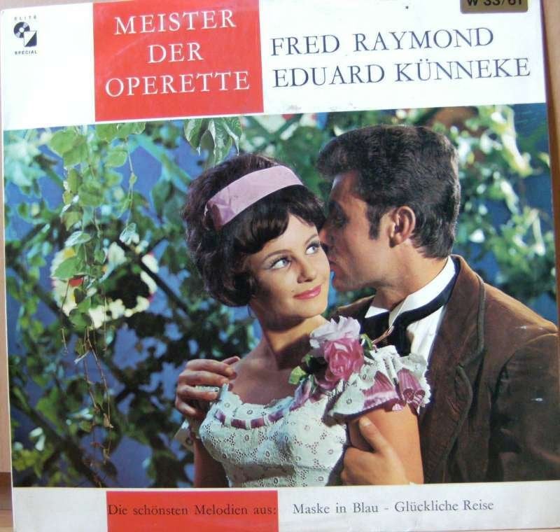 LP Meister der Operette - Maske in Blau, CD & DVD, Enlèvement ou Envoi, Housse de protection extérieure, Comme neuf, Classicisme