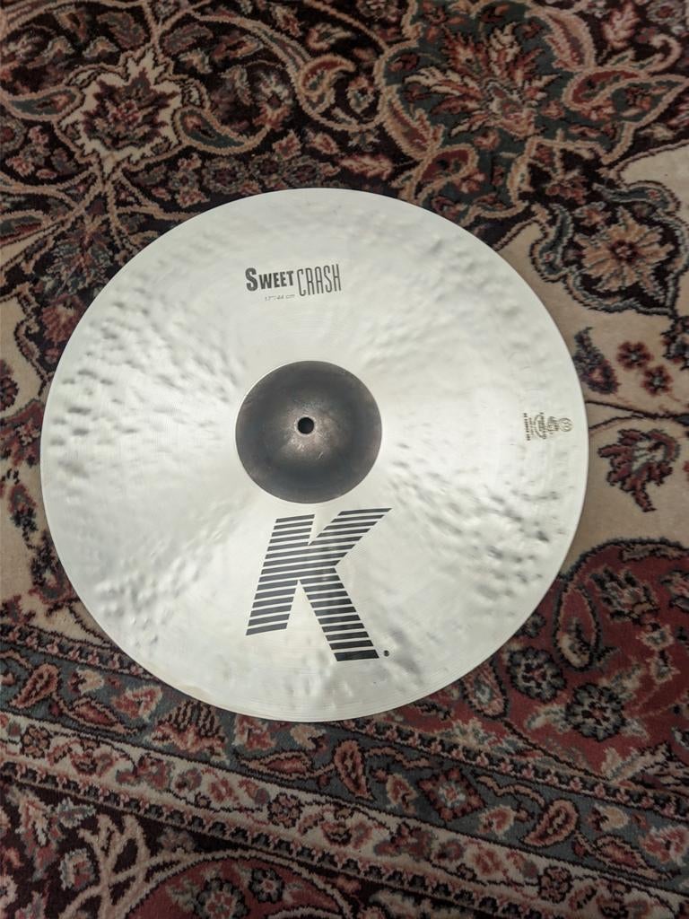 Zildjian K Sweet crash 17", Muziek en Instrumenten, Drumstellen en Slagwerk, Ophalen