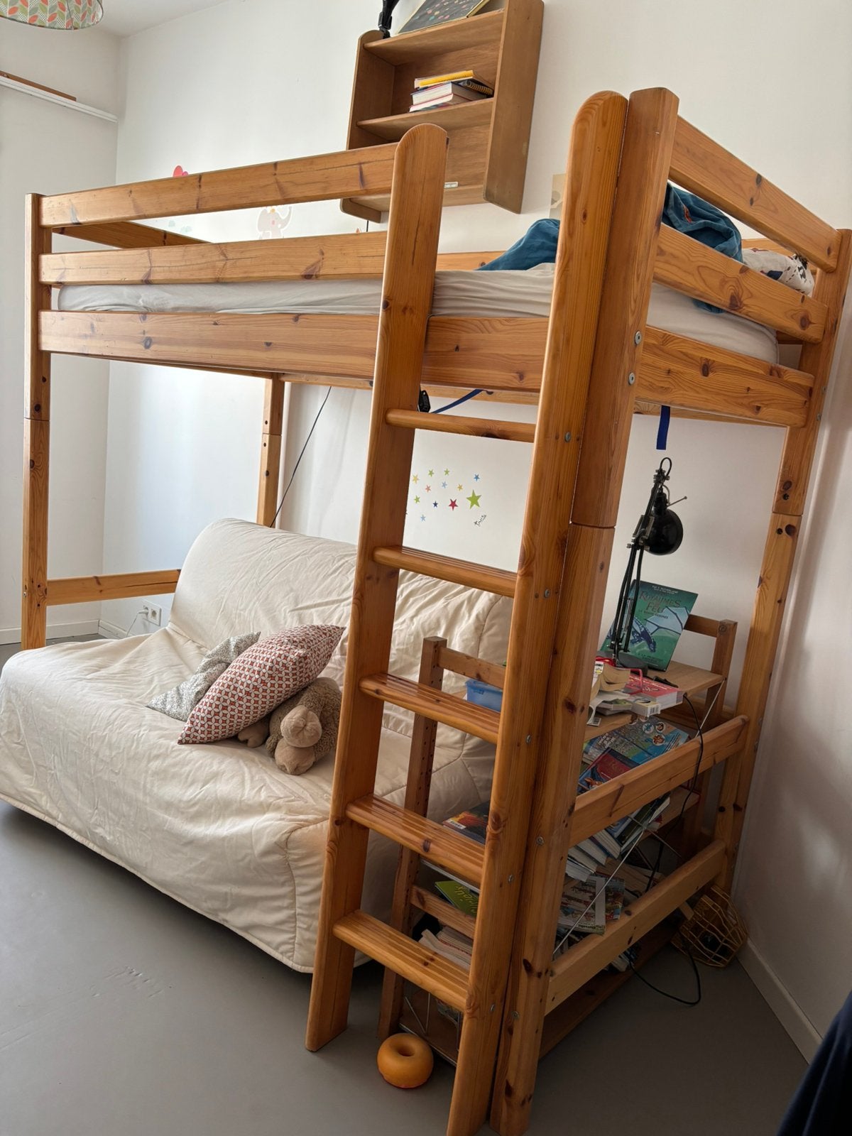 Flexa bed 90x200, Huis en Inrichting, Slaapkamer | Stapelbedden en Hoogslapers, Ophalen, Gebruikt, Eenpersoons, 200 cm