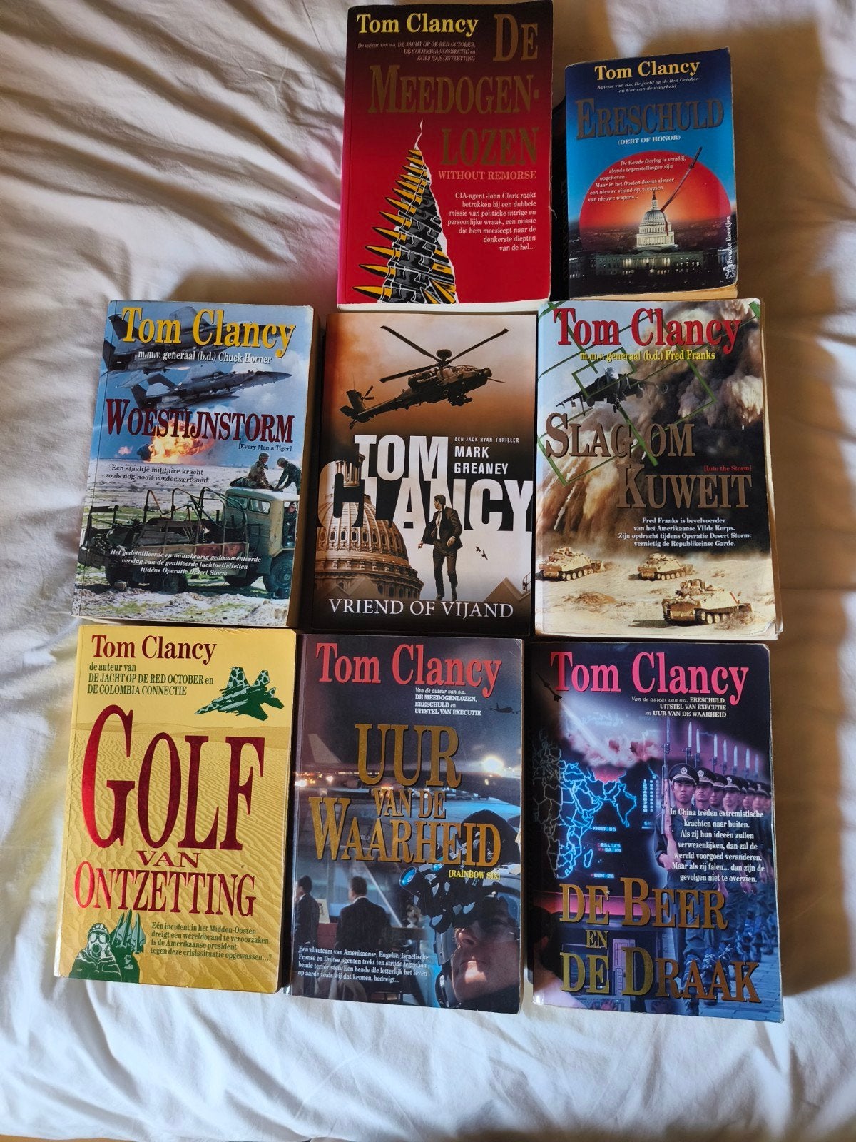 boekenpakket Tom Clancy, Boeken, Ophalen