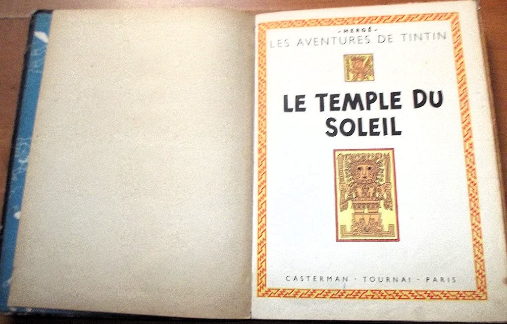 BD TINTIN - "Le Temple du Soleil" EO 1949, Livres, BD, Utilisé, Une BD, Enlèvement ou Envoi