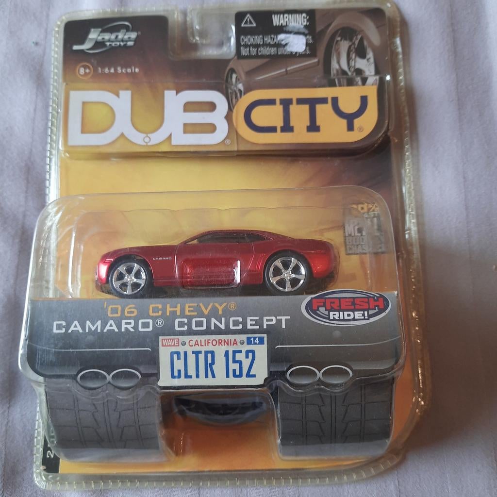 JADA DUB CITY 1/64: CHEVROLET CAMARO CONCEPT 2006*MINT*NEW, Hobby en Vrije tijd, Modelauto's | 1:87, Nieuw, Auto, Ophalen