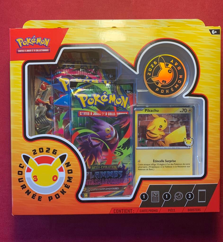 Pokémon-dagset 2026 (30 jaar), Ophalen of Verzenden, Nieuw, Boosterbox