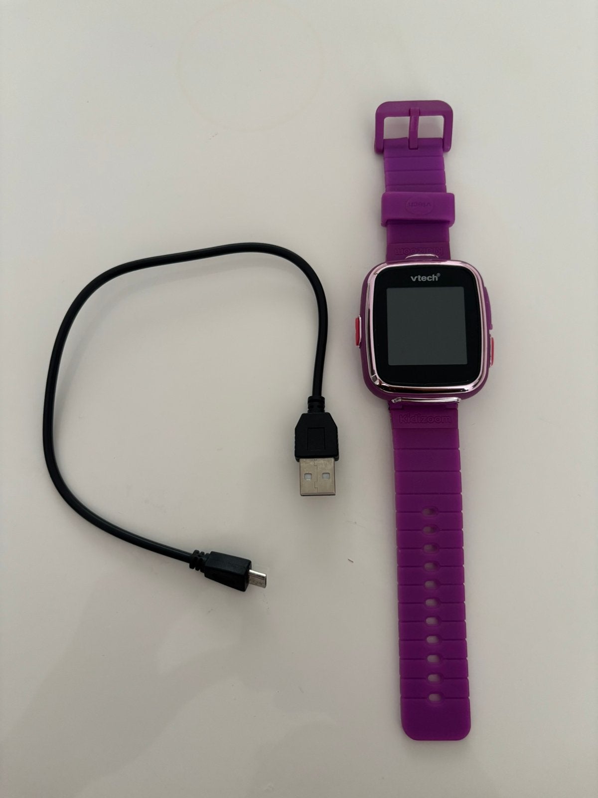 VTech Kidizoom Smartwatch paars incl. oplaadkabel, Ophalen, Zo goed als nieuw, Paars