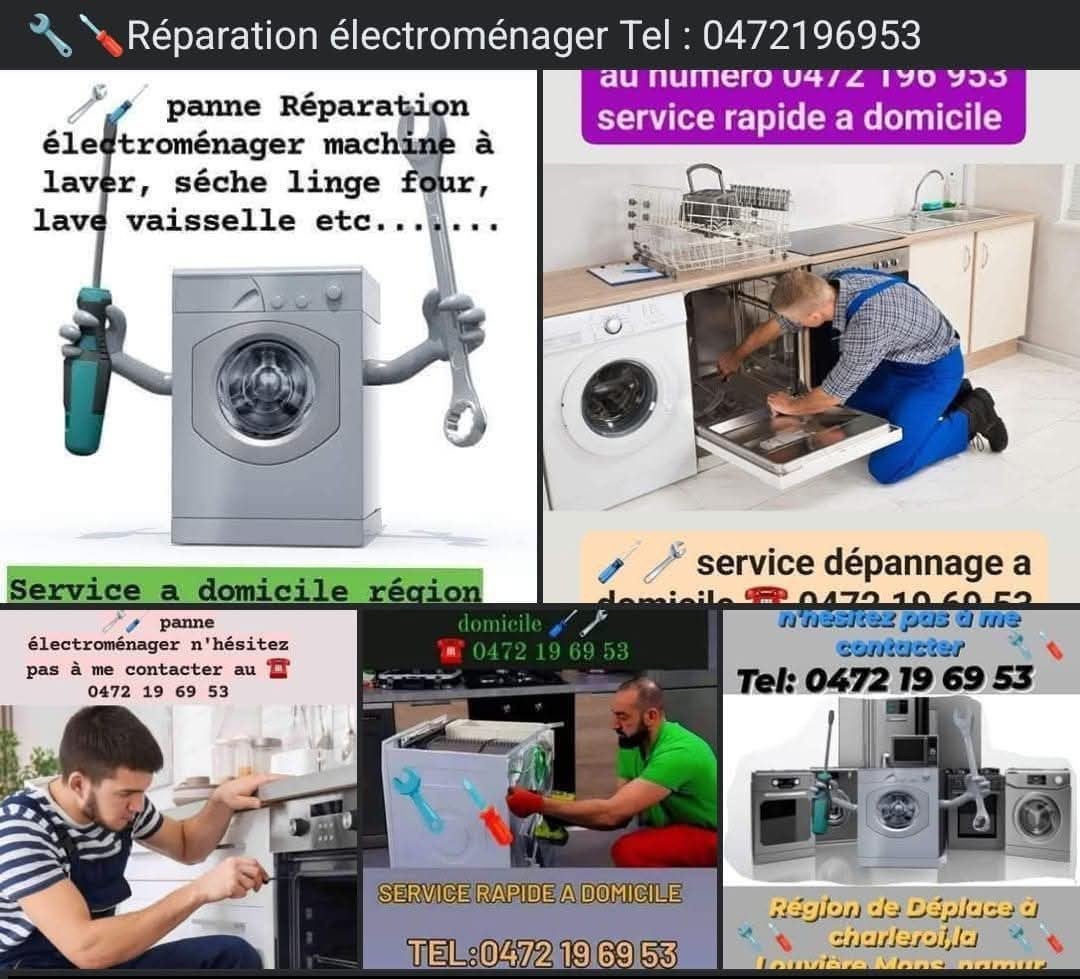 Réparation électroménager service rapide a domicile, Electroménager, Enlèvement ou Envoi