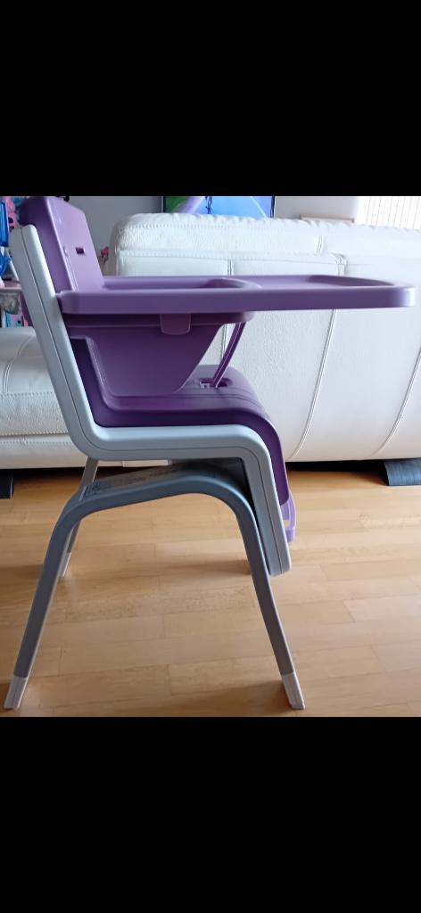 Chaise haute Nuna rose, Kinderen en Baby's, Kinderstoelen, Ophalen, Zo goed als nieuw, Meegroeistoel, Gordel(s)