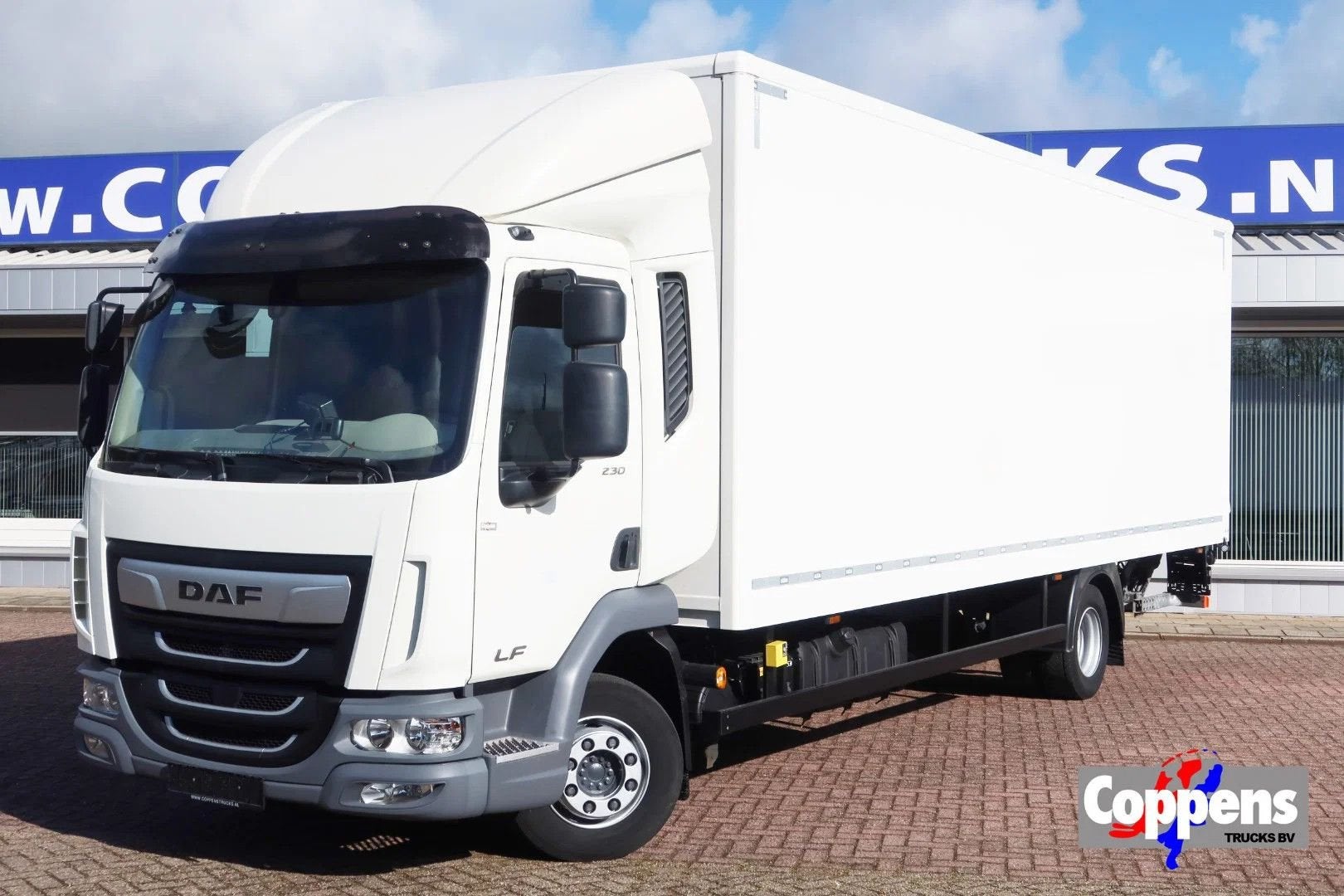 DAF LF 230 FA Bak+ Dhollandia klep 1500 KG 6 cilinder, nieuw, Automaat, Wit, Bedrijf, DAF