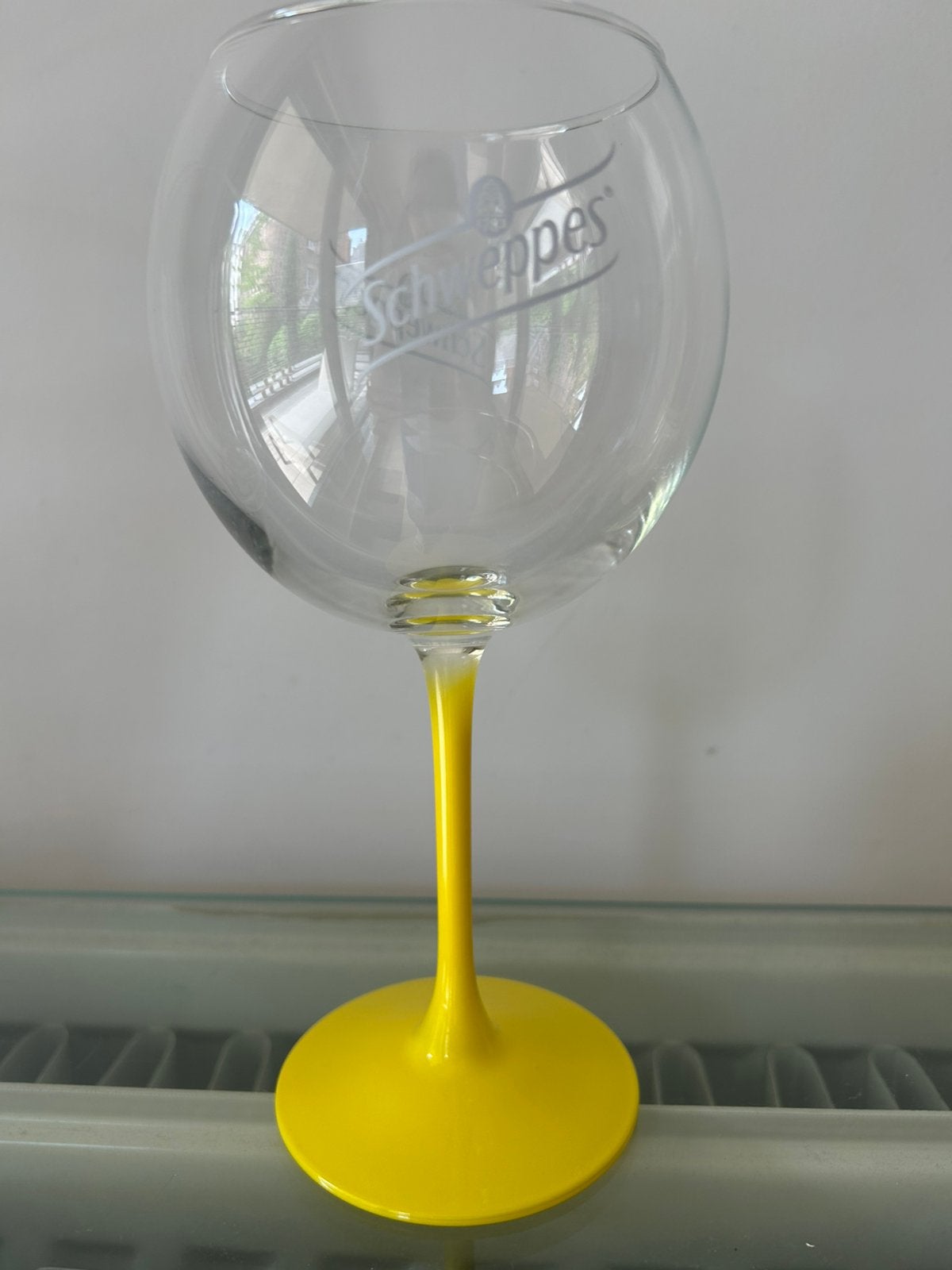 Schweppes bolglazen glas NIEUW, Verzamelen, Ophalen, Nieuw