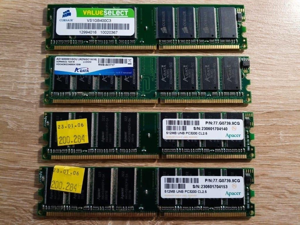 DDR-1 ramgeheugen voor desktop, Computers en Software, RAM geheugen, Ophalen of Verzenden, DDR, Desktop, Gebruikt