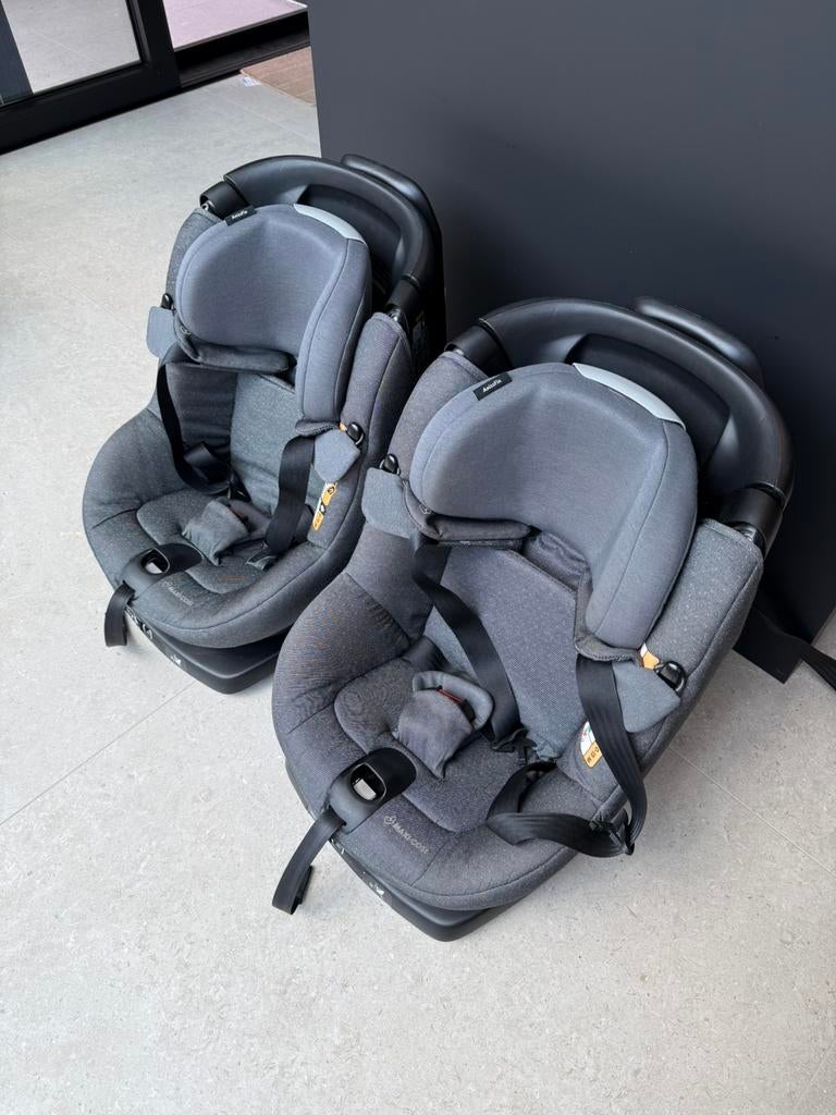 Maxi Cosi Axxisfix 360 kinderstoelen + Aeromoov layer, Ophalen, Gebruikt, Maxi-Cosi, Isofix