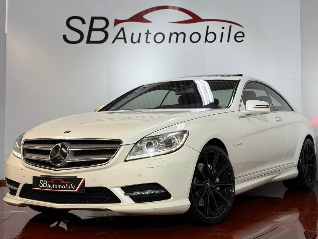 Mercedes-Benz CL 500 Coupé 4-Matic // PACK 63 AMG //GARANTIE, Auto's, Mercedes-Benz, Euro 5, CL, Wit, Leder