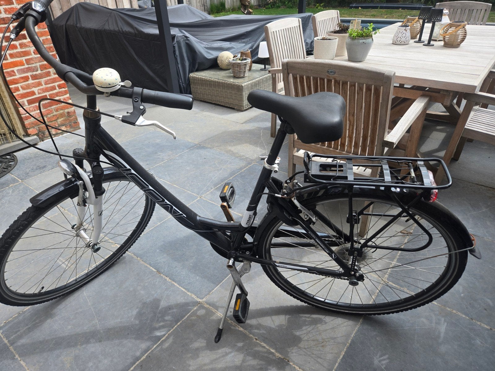 damesfiets 19 inch is maat 48, Fietsen en Brommers, 47 tot 51 cm, Ophalen, Gebruikt