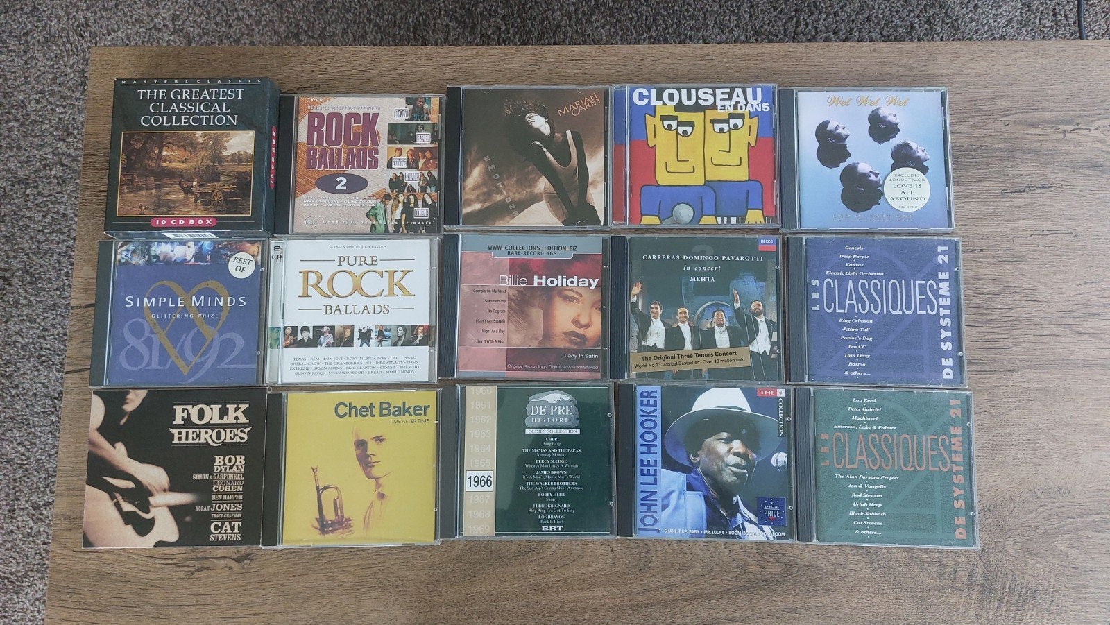 Lot van CD'S en DVD's in perfecte staat, Ophalen