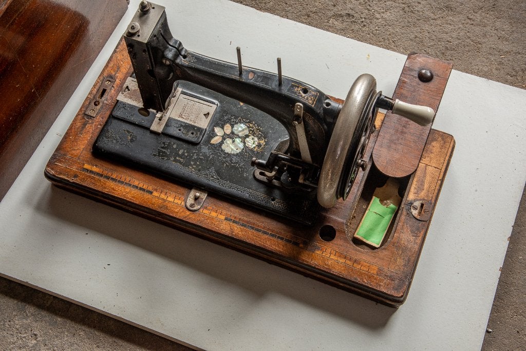 Naaimachine Seidle en Naumann van periode +/- 1900, Antiek en Kunst, Antiek | Naaimachines, Ophalen of Verzenden