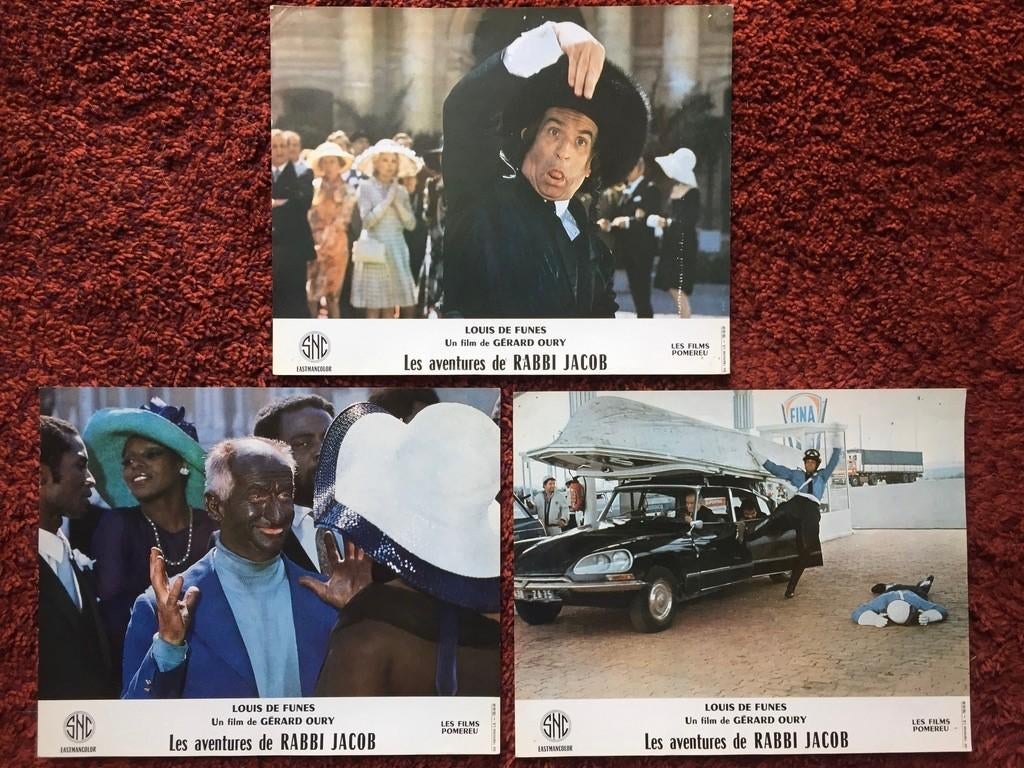 Photos d'exploitation " RABBI JACOB ", Ophalen, Gebruikt, Film, Foto of Kaart