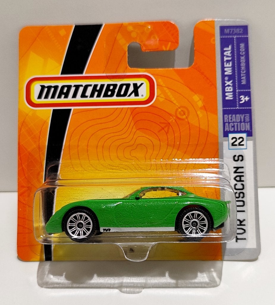 Matchbox TVR Tuscan S Groen Zeldzaam! (2007), Ophalen of Verzenden