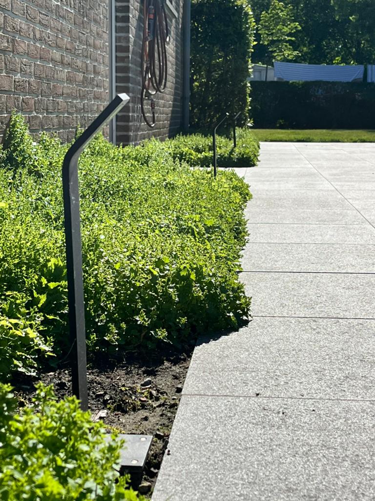 Tuinverlichting – LED 3W – 220V – Zwart Aluminium (6 stuks), Tuin en Terras, Ophalen, Zonne-energie, Aluminium, Zo goed als nieuw