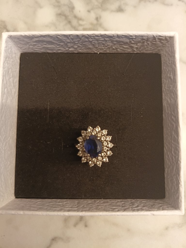 juwelen ring, Ophalen, Gebruikt, Met edelsteen, Dame