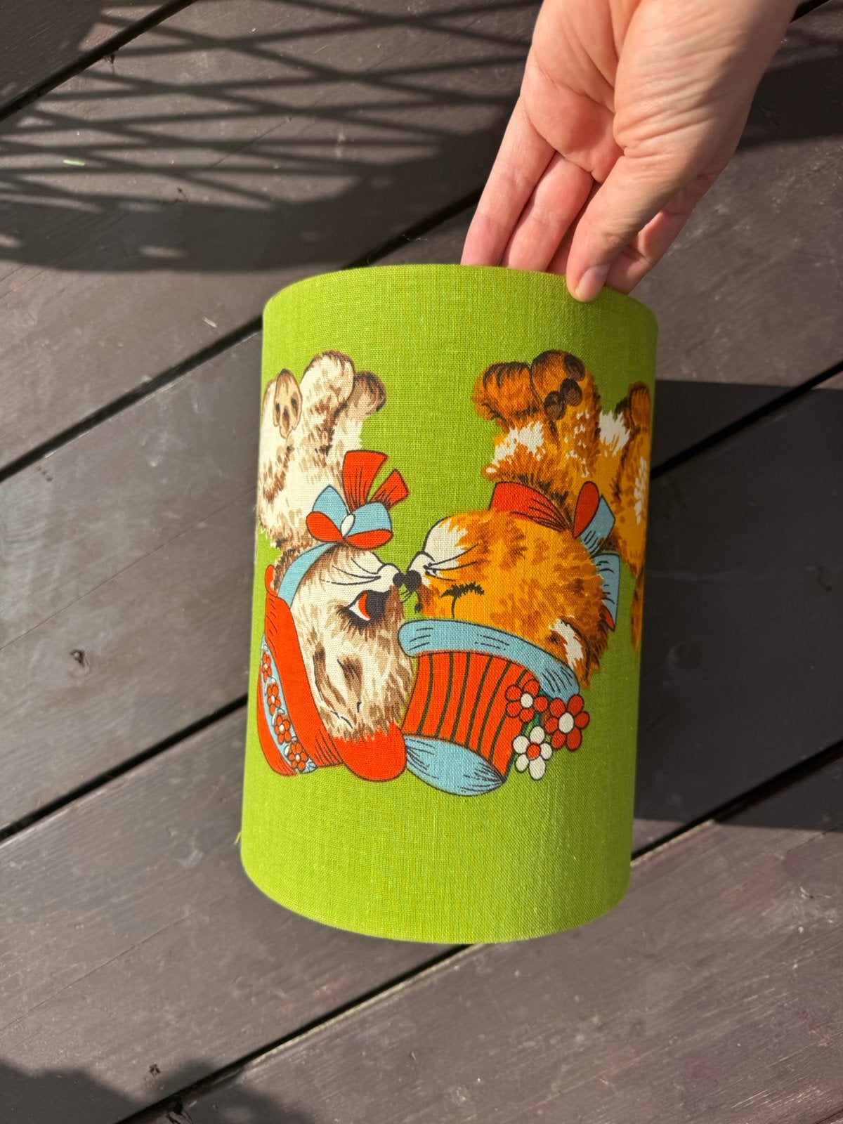 Retro kinderlampenkapje, Huis en Inrichting, Ophalen, Gebruikt