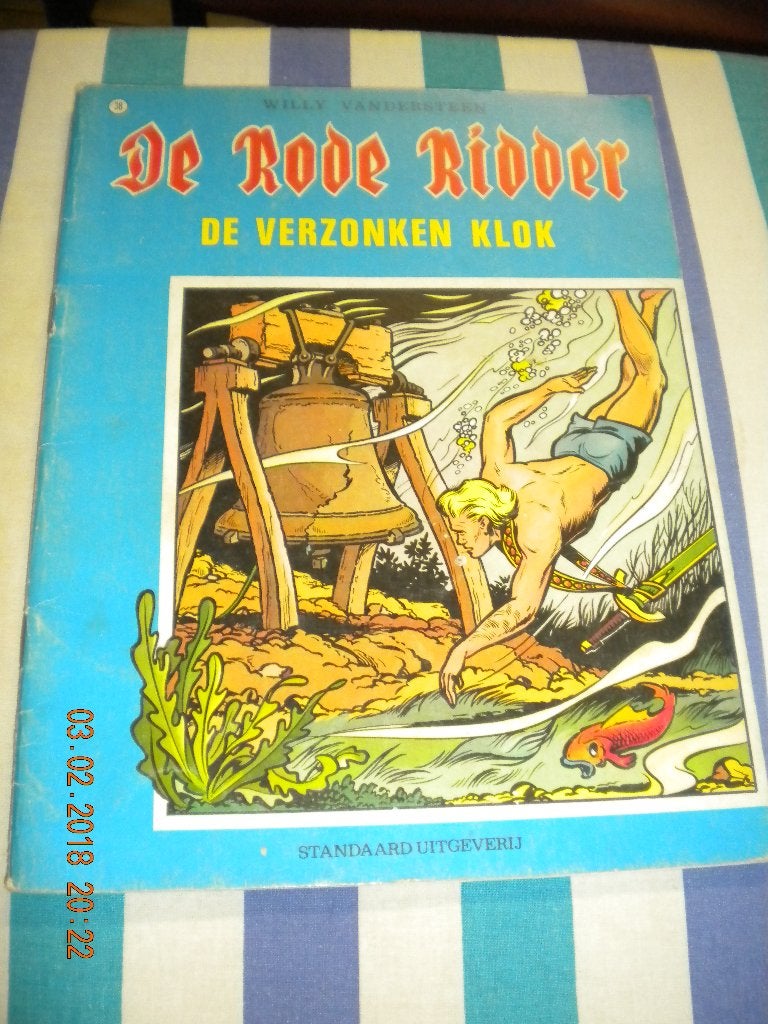 Stripboek van de "De Rode Ridder", Ophalen