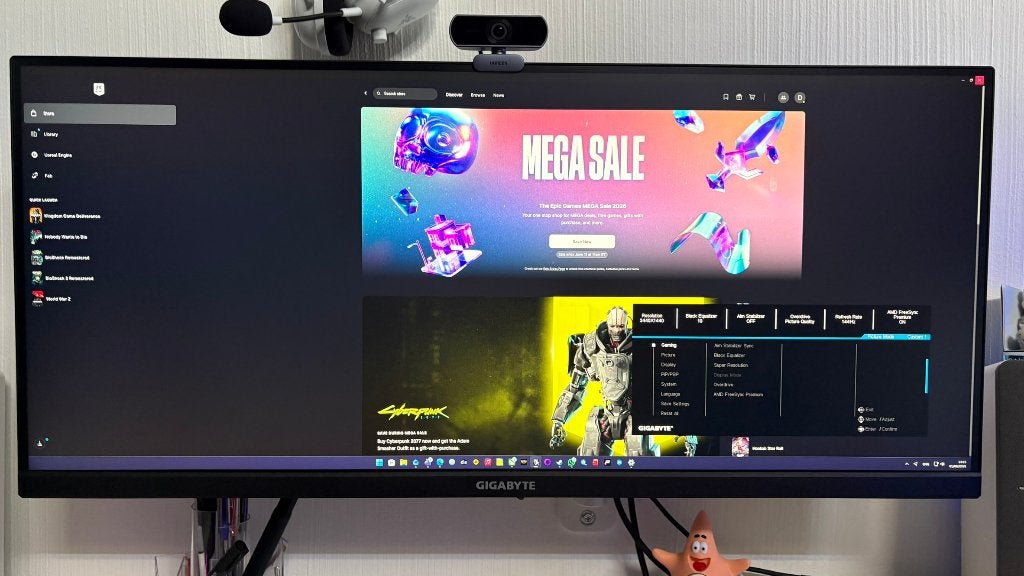 Ecran PC Gigabyte M34WQ ultrawide 34" IPS 144Hz, Informatique & Logiciels, Gaming, Inclinable, IPS, 1 à 2 ms
