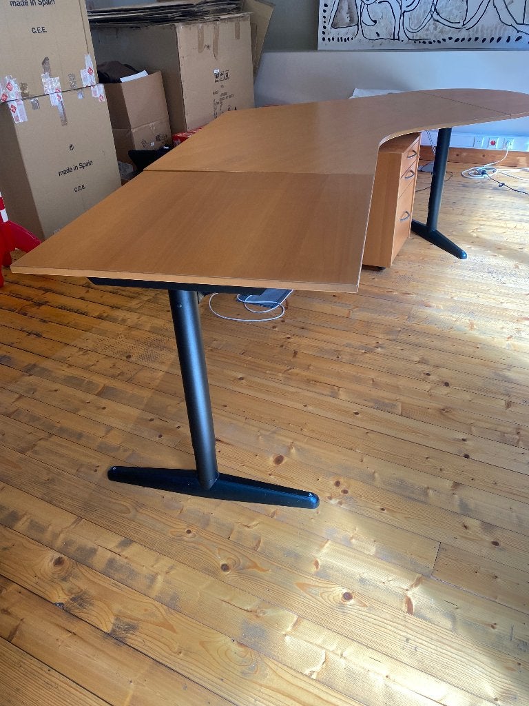 bureau avec commode, Enlèvement, Utilisé