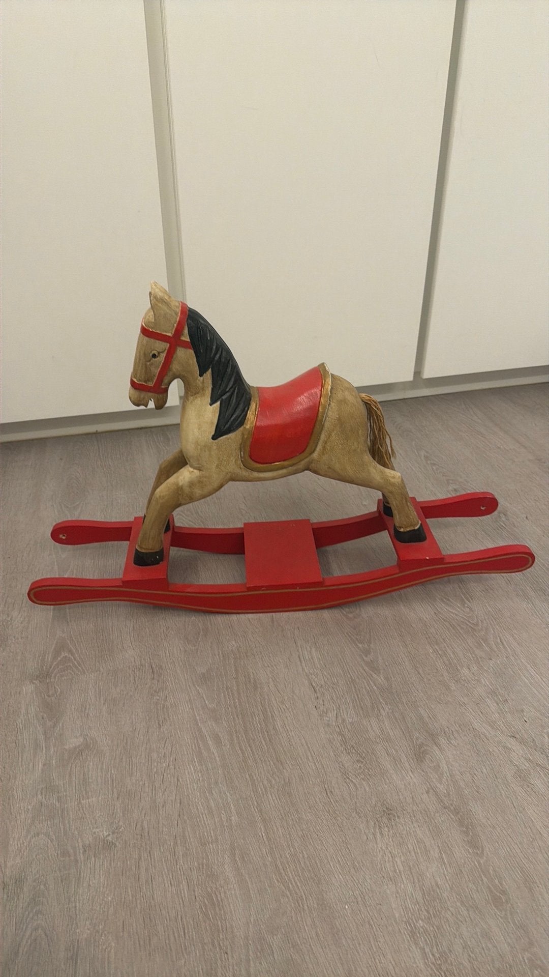 Houten hobbenpaard, Ophalen, Gebruikt