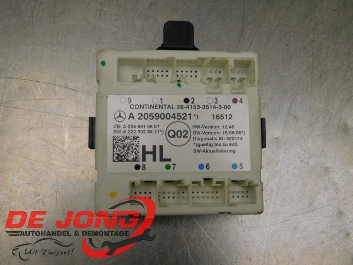 Module verrouillage central des portes d'un Mercedes GLC-Kla, 3 mois de garantie, Utilisé, -, -