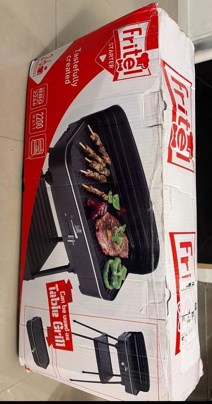 Barbecue avec table Fritel, Jardin & Terrasse, Envoi, Neuf, FRITEL