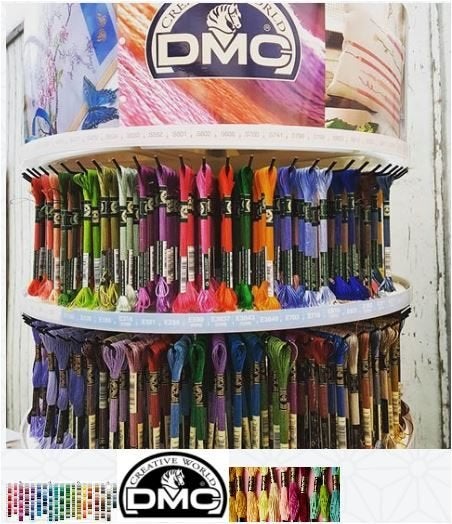 Fil à broder DMC France - MOULINE 6 FILS, Hobby & Loisirs créatifs, Enlèvement ou Envoi, Neuf, Broderies à la main, Fil à broder ou Soie