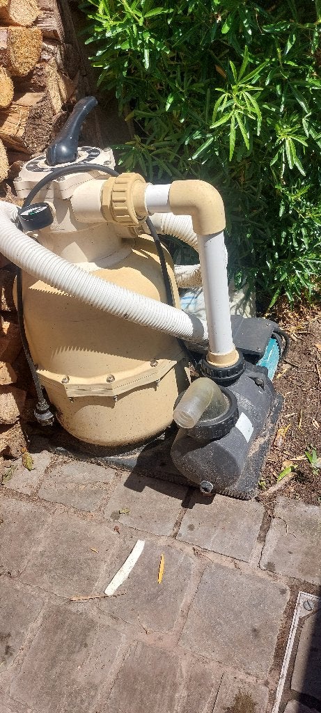 Zwembadpomp met filter, Enlèvement, Utilisé, Pompe