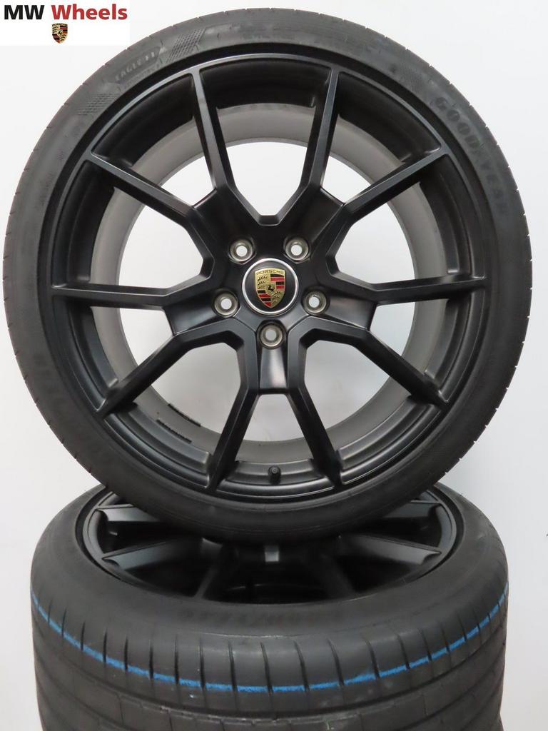 Porsche Taycan 21 inch velgen Origineel Spyder zomerbanden, Auto-onderdelen, Banden en Velgen, Banden en Velgen, Zomerbanden, 21 inch