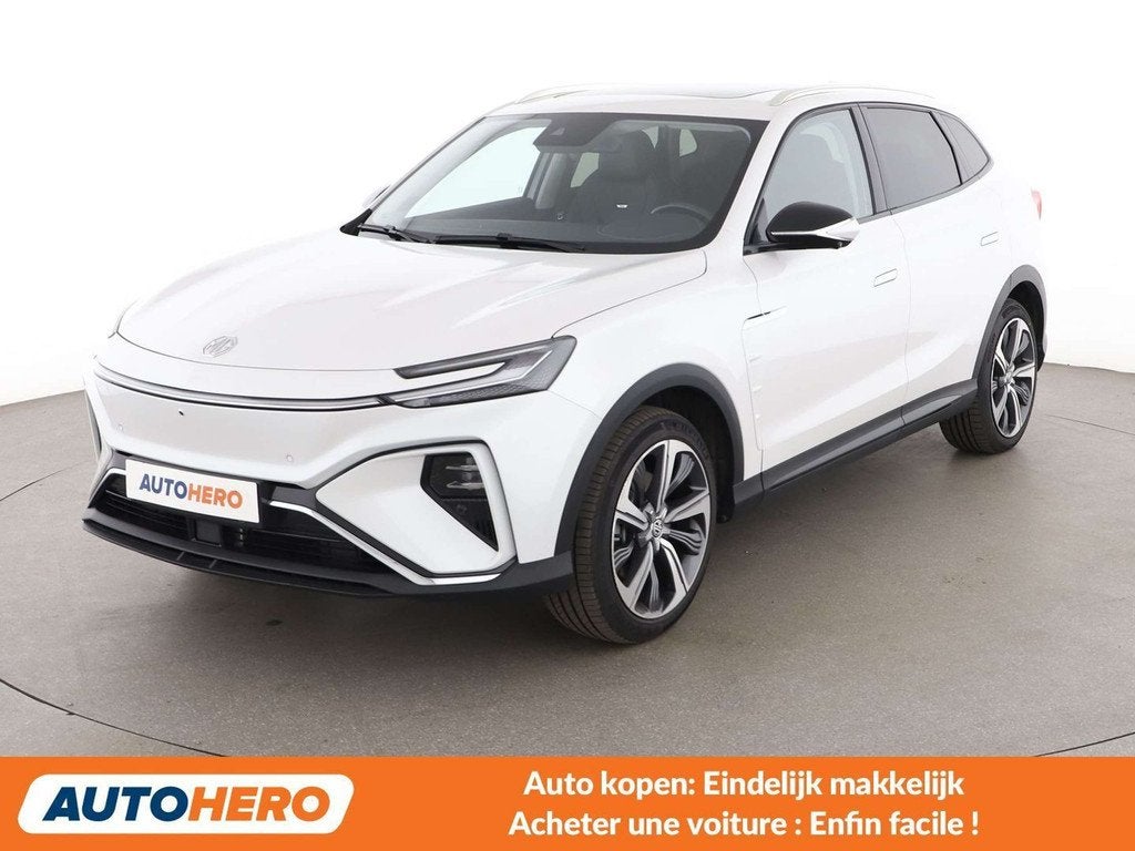 MG Marvel R electric drive 212 kW Performance (bj 2022), Auto's, MG, Automaat, Gebruikt, Automatische klimaatregeling, Wit