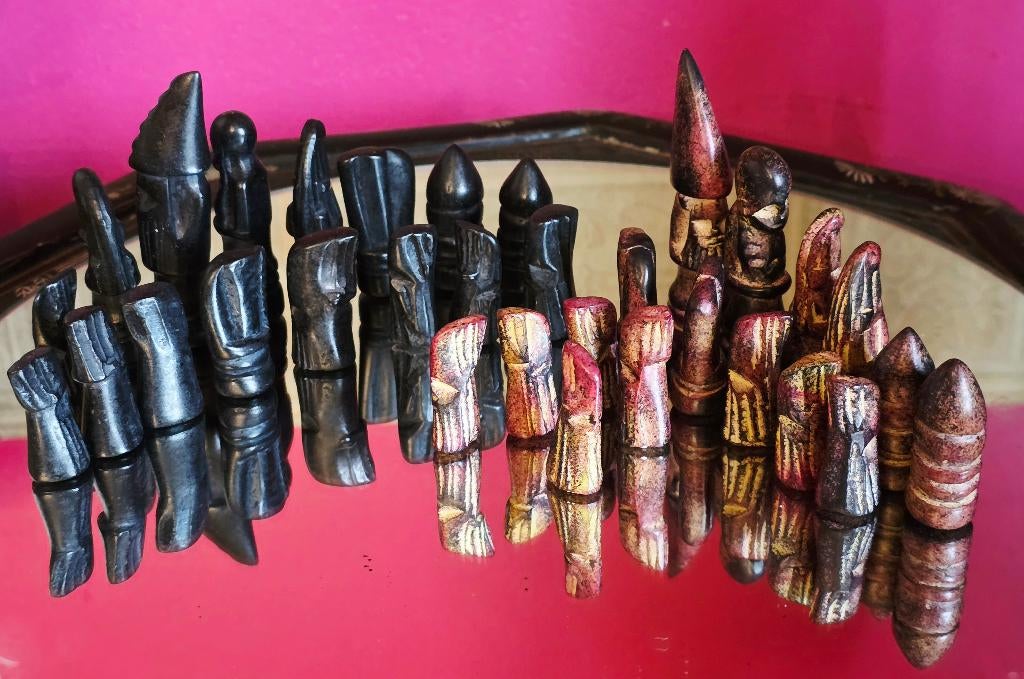 Shaak stukken van natuurlijke steen, Hobby en Vrije tijd, Gezelschapsspellen | Bordspellen, Een of twee spelers, Ophalen of Verzenden