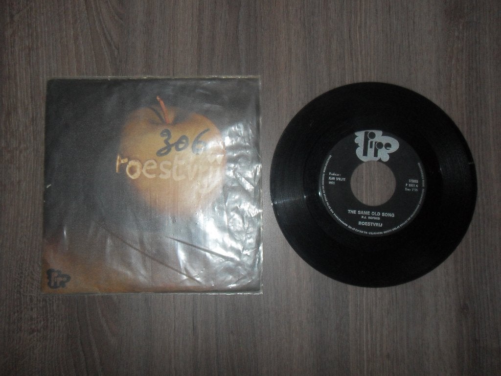 Roestvrij - The same old song, Cd's en Dvd's, Vinyl | Nederlandstalig, Ophalen of Verzenden, Gebruikt, 7 inch, Pop