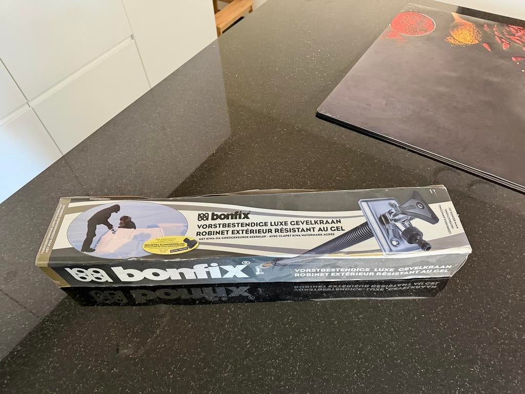Nieuwe BonFix vorstvrije gevelkraan (uitgebreide set), Tuin en Terras, Bewateringscomputers, Ophalen, Nieuw