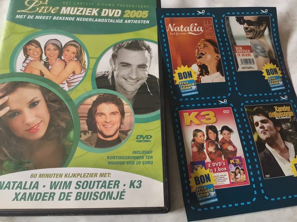 Originele K3 live muziek 2005 dvd en ingesloten afbeelding, Ophalen of Verzenden