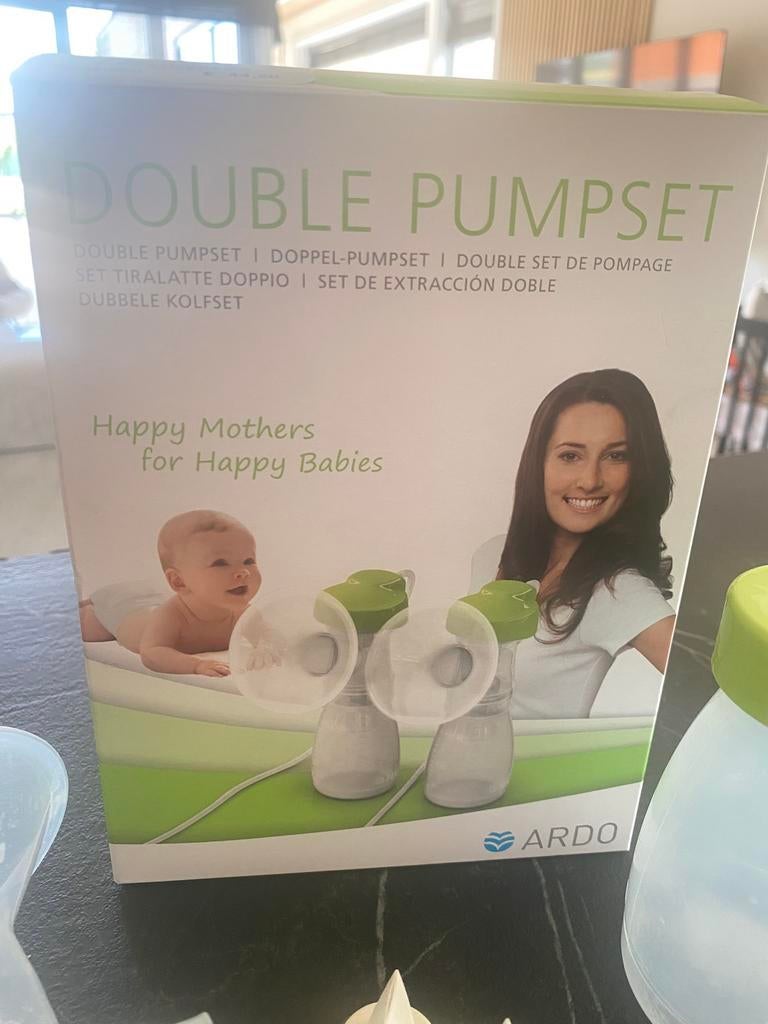 Pompset, Kinderen en Baby's, Babyvoeding en Toebehoren, Ophalen, Zo goed als nieuw, Borstkolf