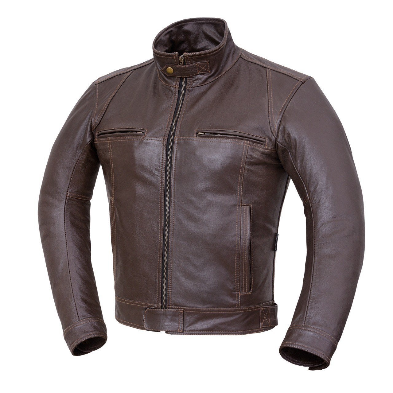 veste de Moto en cuir neuf CE protecteurs, Envoi, Neuf, avec ticket, Manteau | cuir