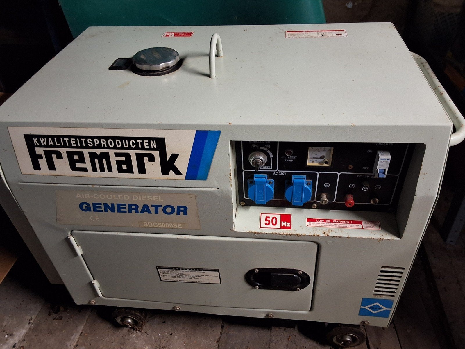 grote generator, Articles professionnels, Enlèvement