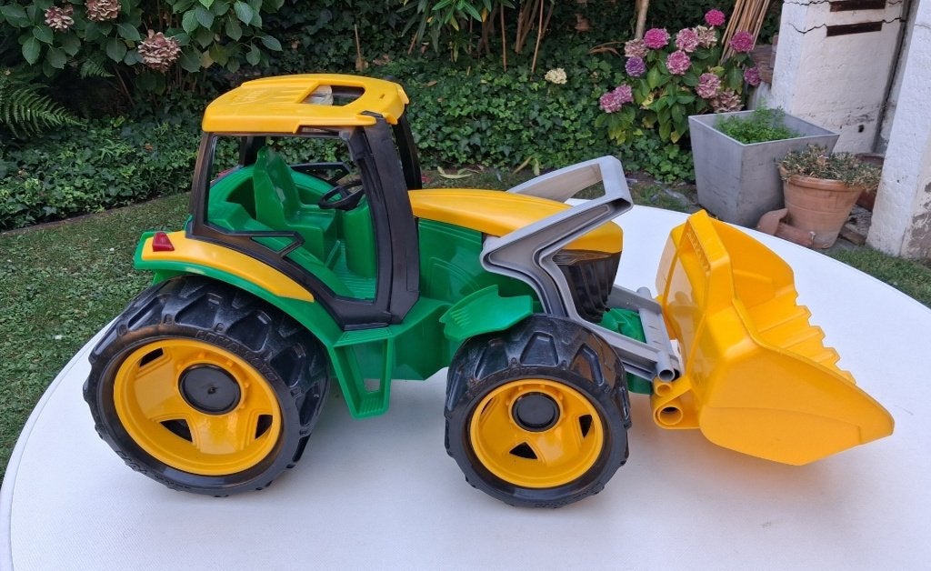 speelgoed tractor met schop merk: Lena Toys, Ophalen, Zo goed als nieuw