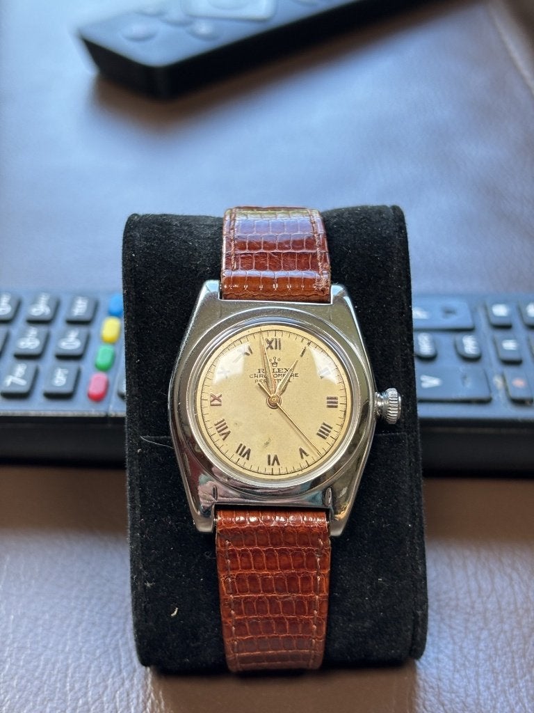 Rolex Oyster Perpetual Bubbleback 1944 boîte et papiers, Bijoux, Sacs & Beauté, Montres | Anciennes | Antiquités, Montre-bracelet