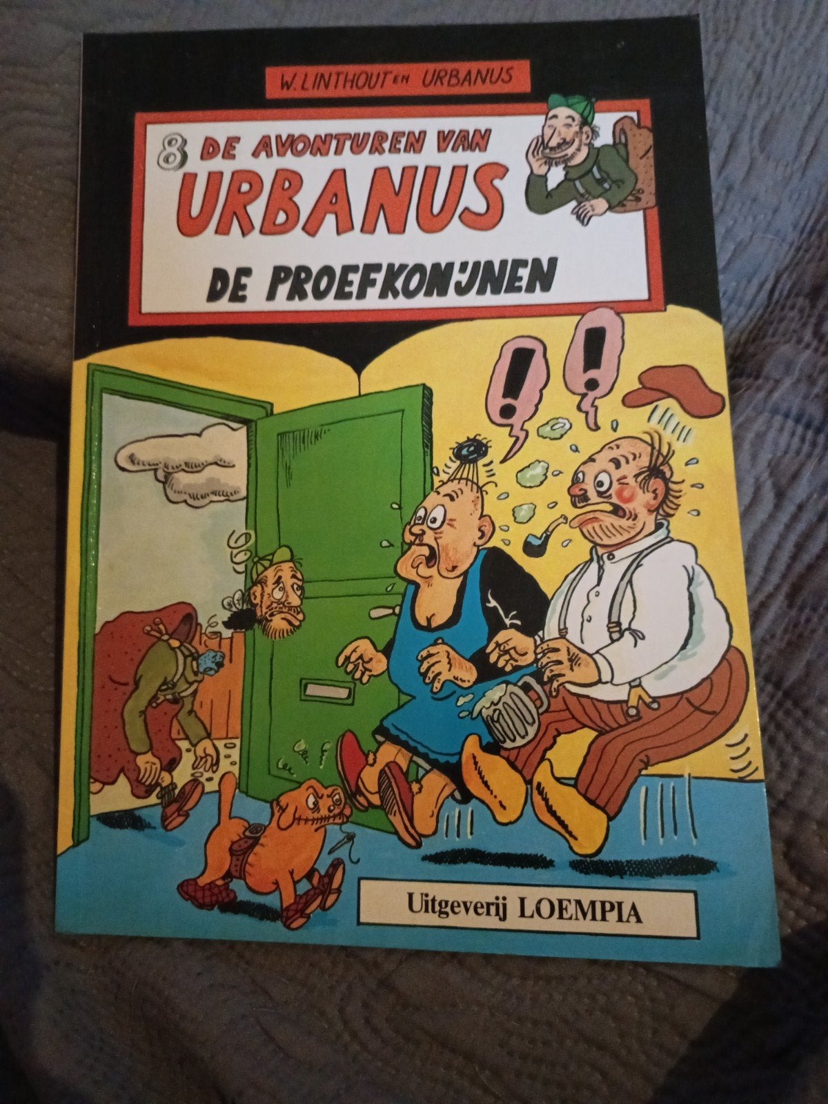 Strip Urbanus van Proefkonijnen EO, Linthout en Urbanus, Eén stripboek, Ophalen of Verzenden, Zo goed als nieuw
