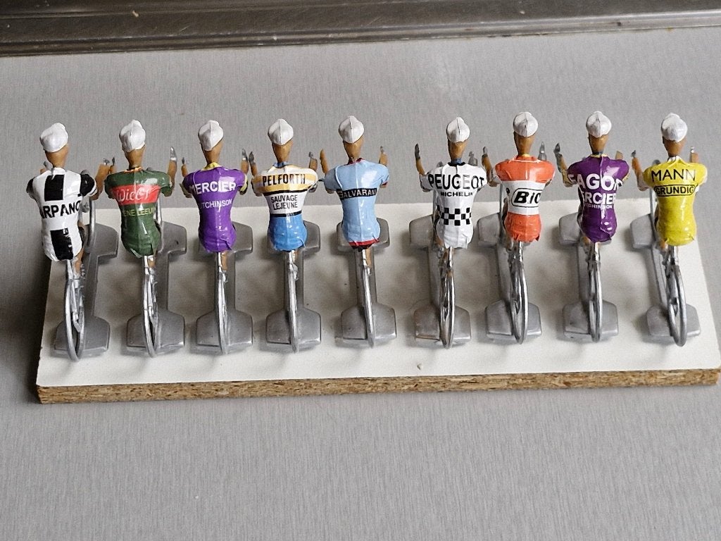 cyclistes miniatures en plastique RETRO, Enlèvement ou Envoi