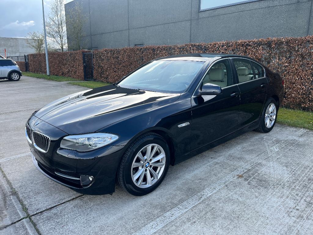 BMW F10 520dA – Automatique sport - EURO 5 – 2013 –173.531km, Autos, Cuir, Euro 5, Entreprise, Automatique