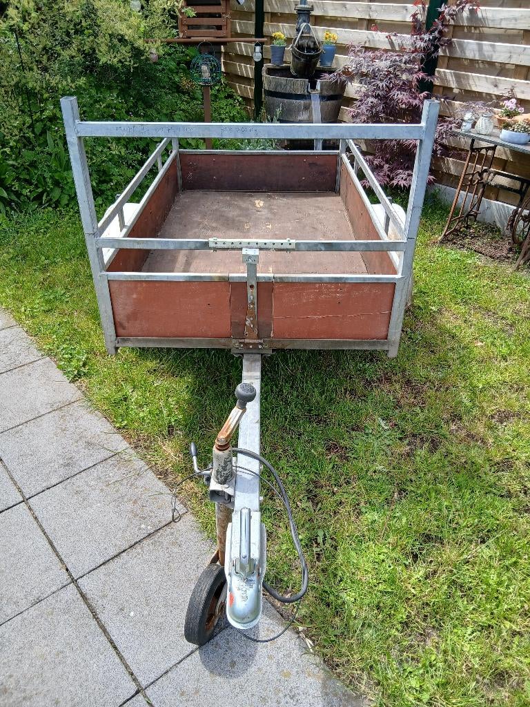 aanhangwagen enkelas, Auto diversen, Aanhangers en Bagagewagens, Ophalen, Gebruikt