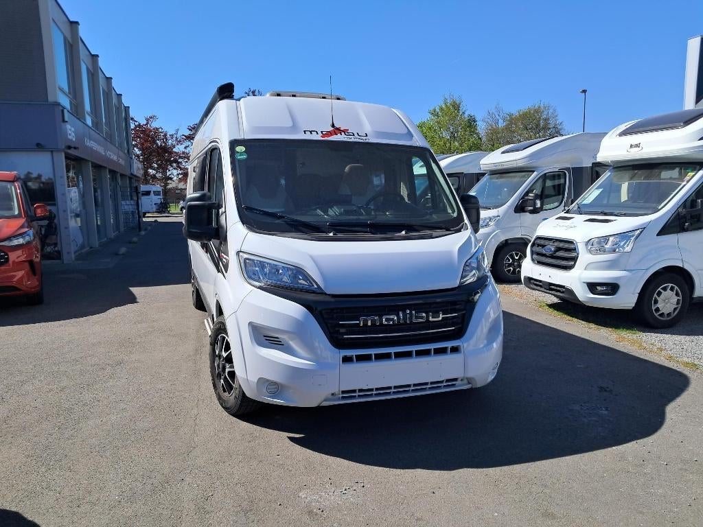 Malibu Van 600DB, Caravans en Kamperen, Mobilhomes, Automaat, Buscamper of Camperbus, Malibu, Fiat