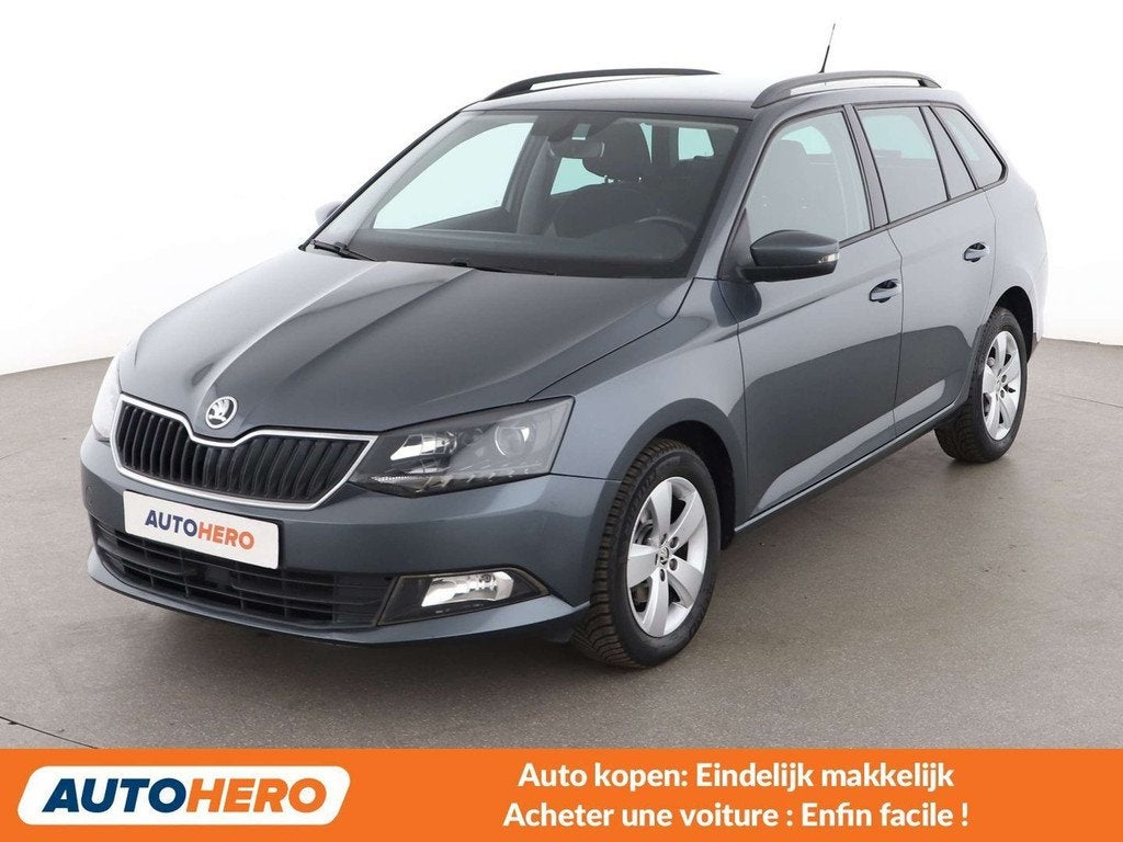 Skoda Fabia 1.2 TSI Ambition (bj 2016), Auto's, Voorwielaandrijving, Stof, Gebruikt, Zwart