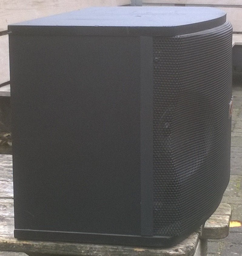 Luidsprekers 8 inch 200 Watt en versterker, Audio, Tv en Foto, Luidsprekerboxen, Gebruikt, Speakerset, Ophalen of Verzenden, Basreflex