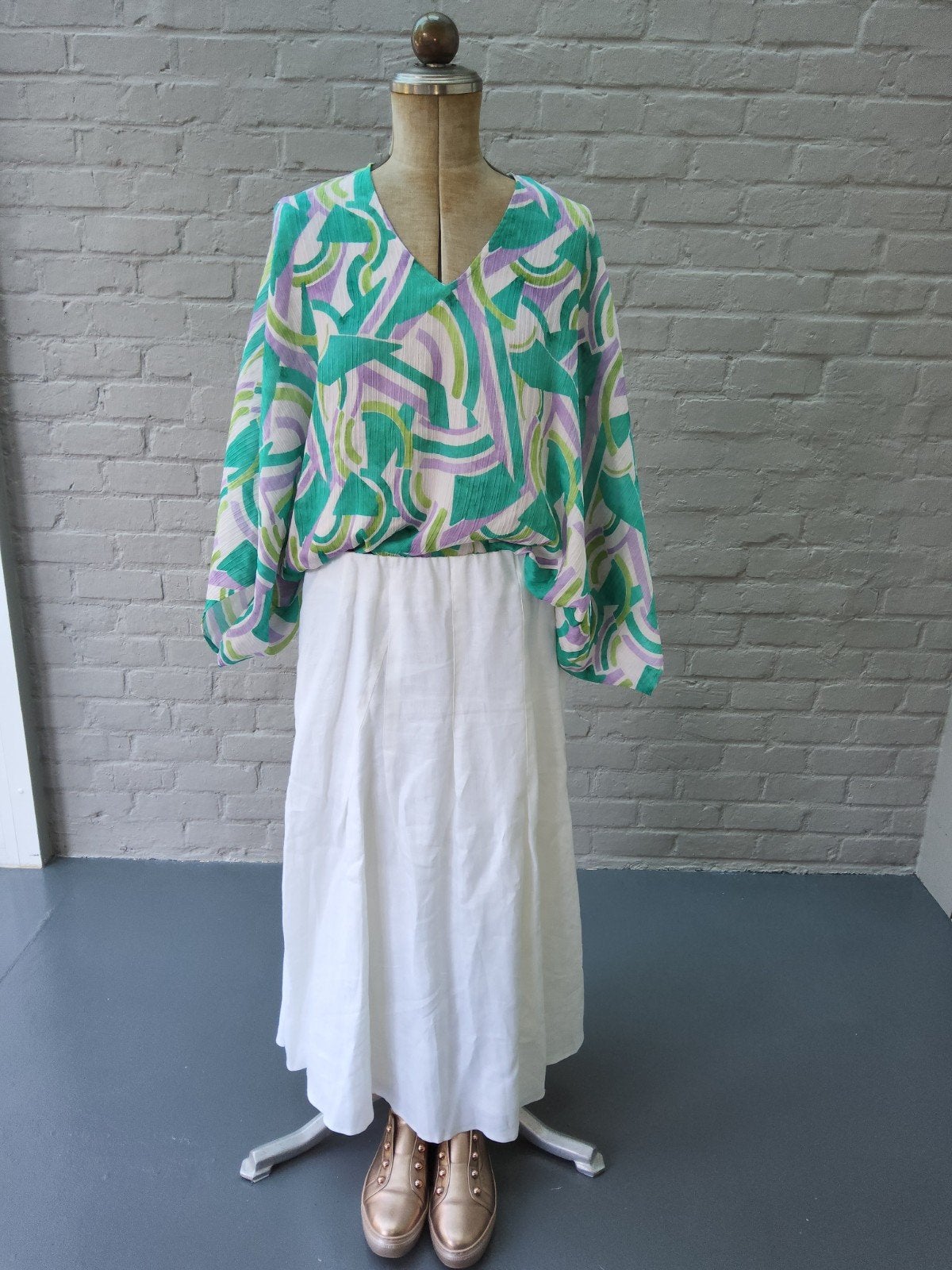 Praxhtige blouse’met print Mayerline 50, Mayerline, Blouse of Tuniek, Ophalen of Verzenden, Zo goed als nieuw